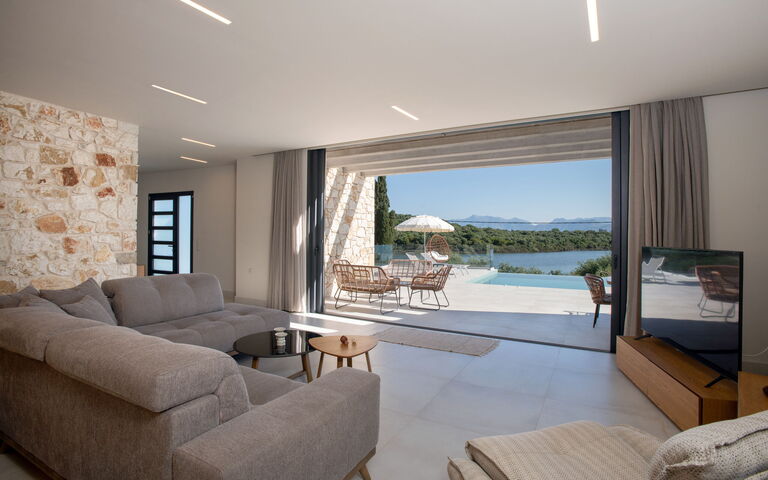 Villa Serapias: Woonkamer