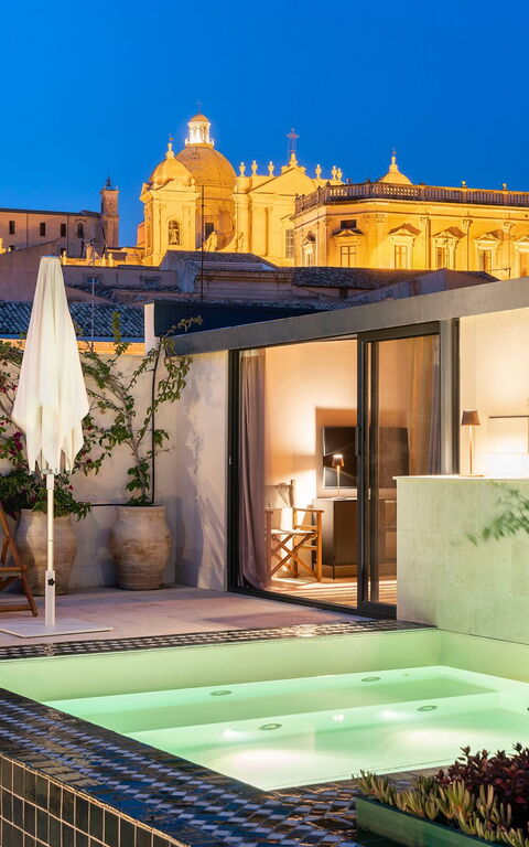 Aurispa: Balkon / terras / patio, zwembad