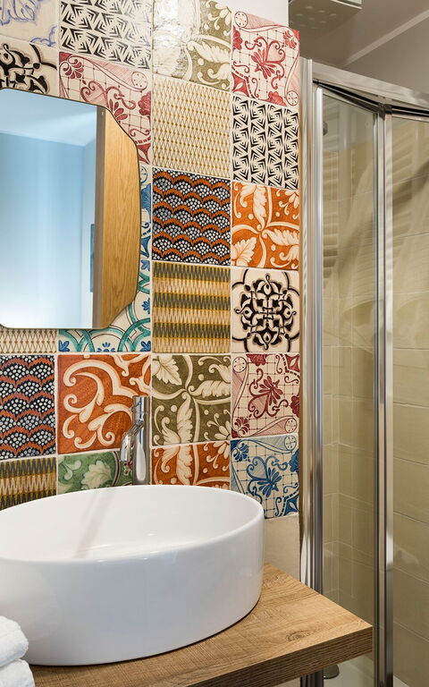 Villa Colleverde: Badkamer