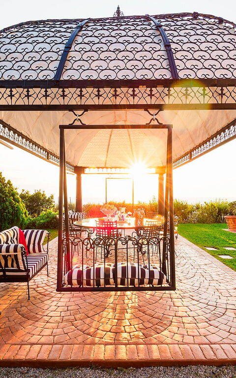 Villa Estella: Balkon / terras / patio