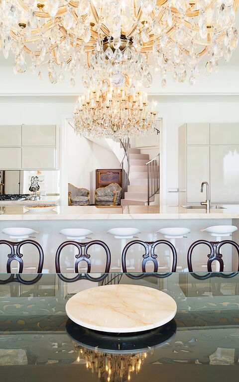 Villa Estella: Keuken, Lunchroom