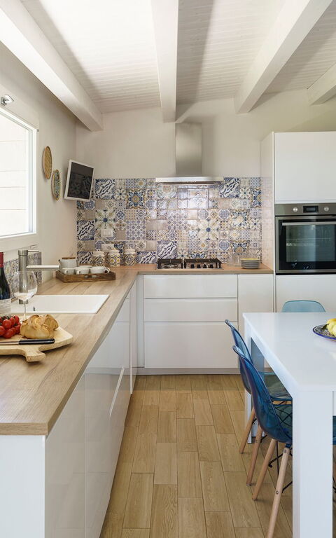 Marinella Punta Milocca: Keuken, Lunchroom