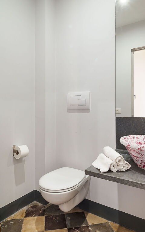 Villa Nerello: Badkamer