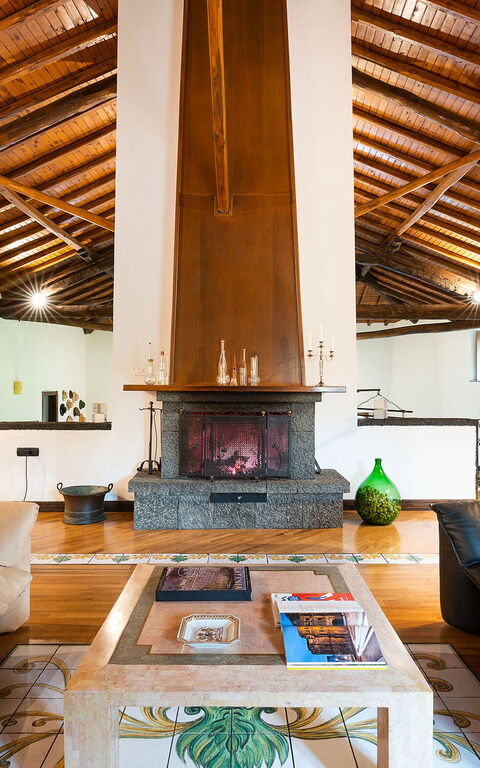 Villa Palmento Rosa: Woonkamer