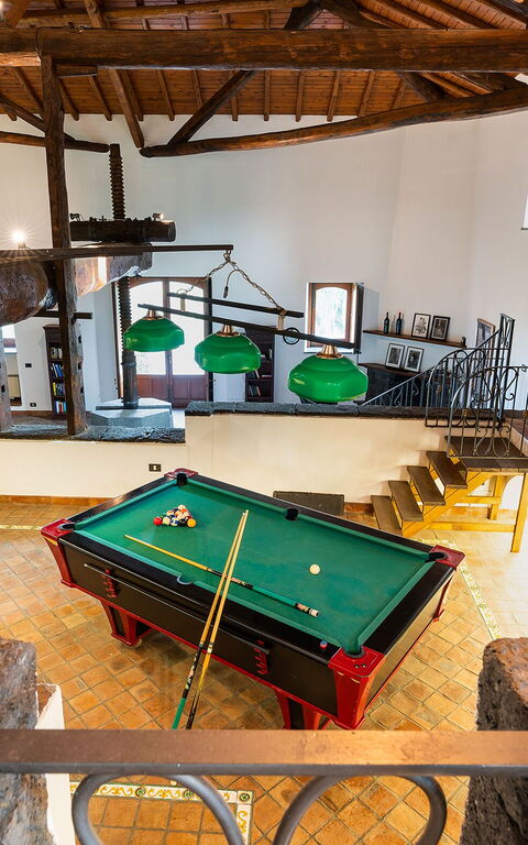 Villa Palmento Rosa: Woonkamer