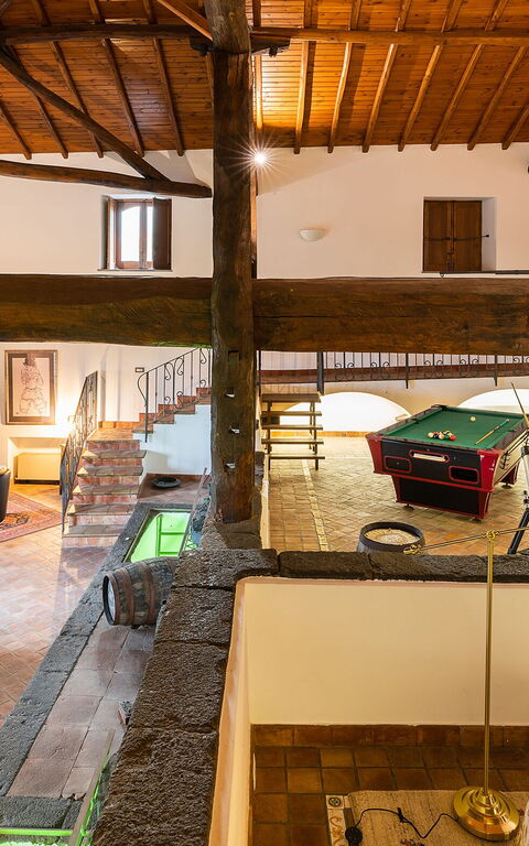 Villa Palmento Rosa: Woonkamer