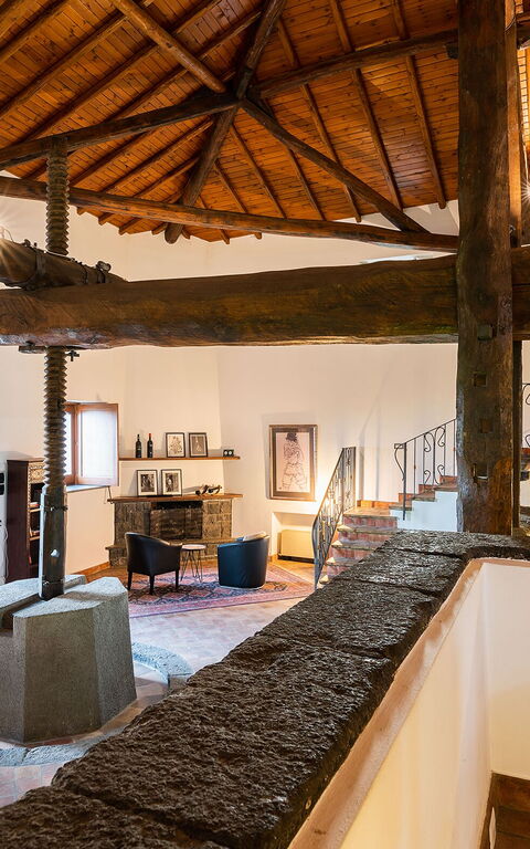 Villa Palmento Rosa: Woonkamer