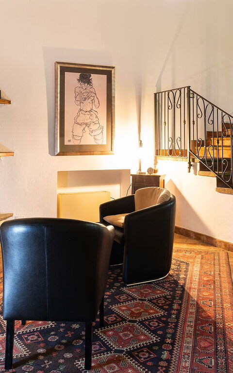 Villa Palmento Rosa: Woonkamer