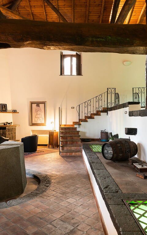 Villa Palmento Rosa: Woonkamer