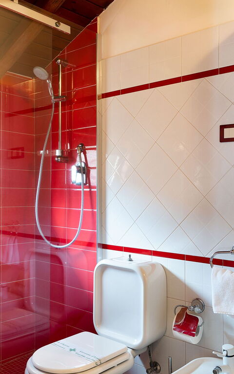 Villa Palmento Rosa: Badkamer