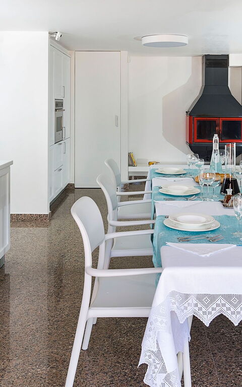 Villa Maya: Keuken, Lunchroom