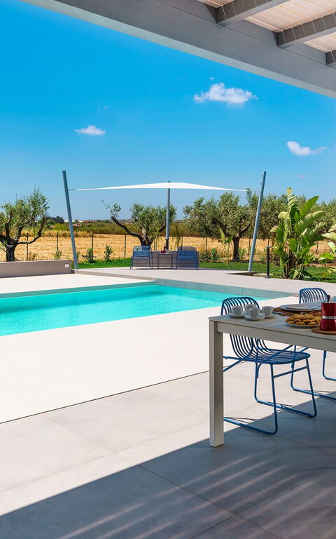 Villa Mia: Balkon / terras / patio, Buitenshuis