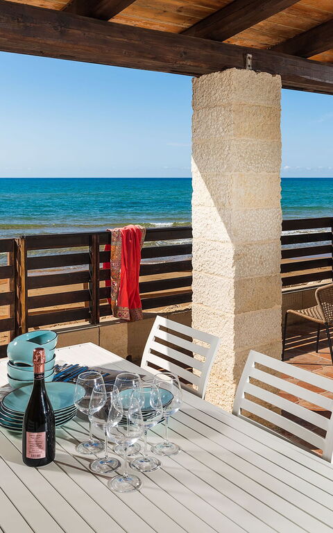 Mare Del Sud: Balkon / terras / patio, Buitenshuis