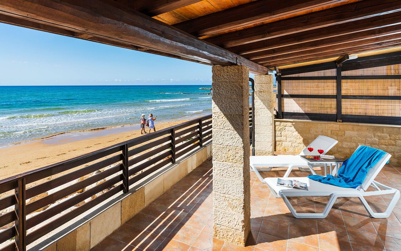 Mare Del Sud: Balkon / terras / patio, Buitenshuis