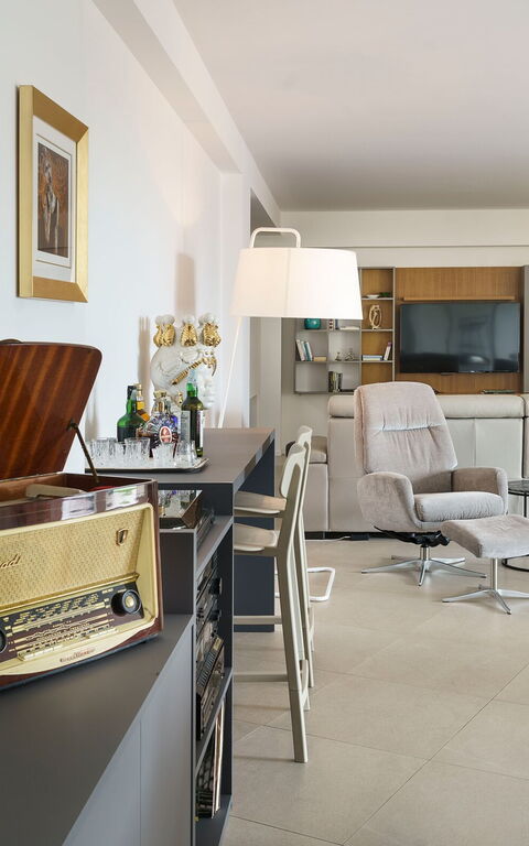 Villa Meravilla: Woonkamer