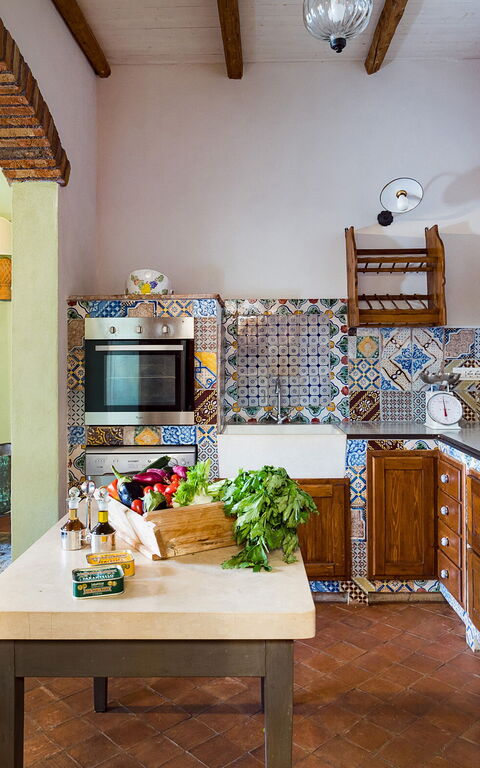 Villa Mila: Keuken, Lunchroom