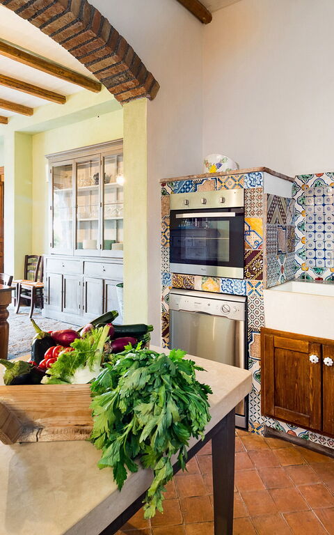 Villa Mila: Keuken, Lunchroom