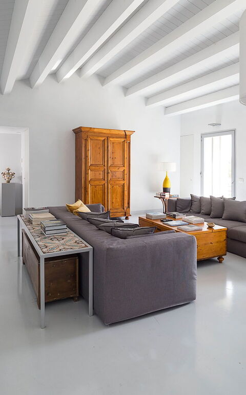 Villa Hybla: Woonkamer