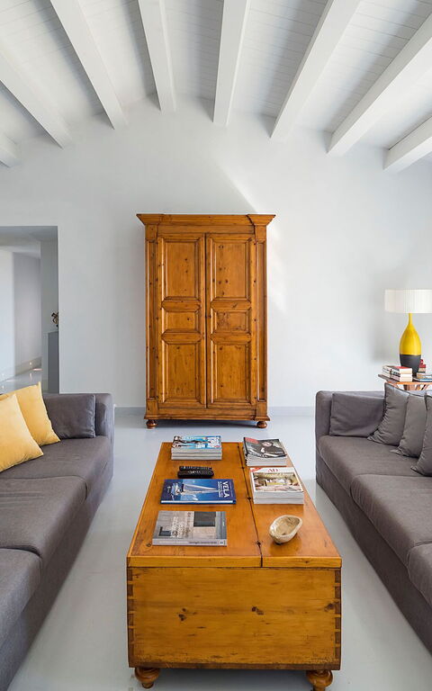 Villa Hybla: Woonkamer