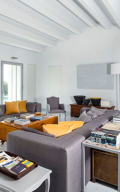 Villa Hybla: Woonkamer