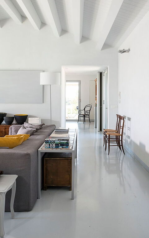 Villa Hybla: Woonkamer