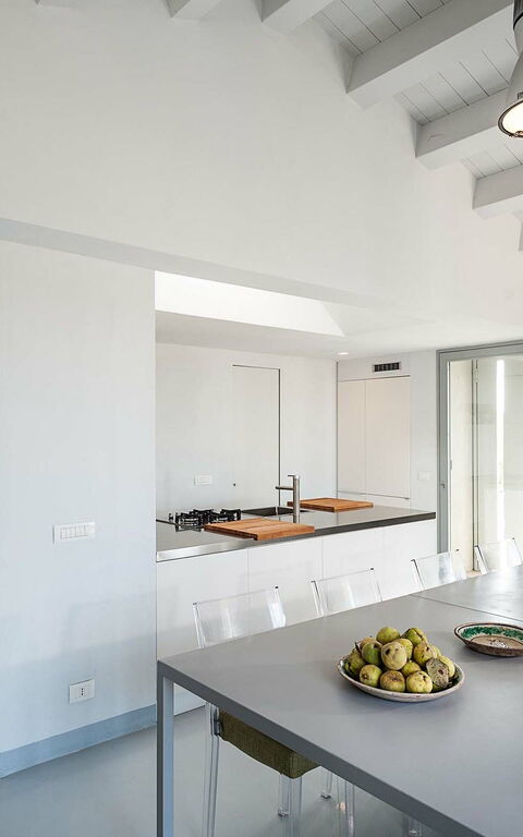 Villa Hybla: Keuken, Lunchroom