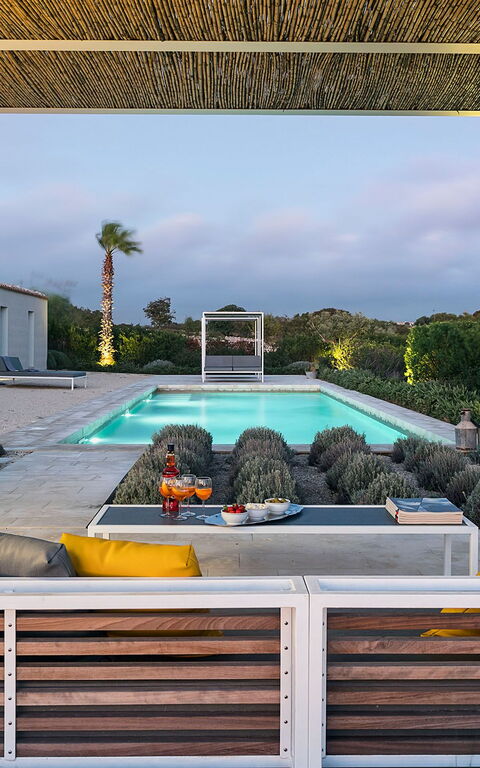 Villa Hybla: Balkon / terras / patio, Buitenshuis