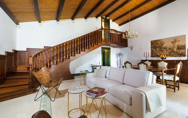 Villa Girasole: Woonkamer
