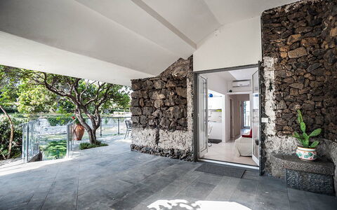 Accommodatie Conchiglia: Balkon / terras / patio, Buitenshuis