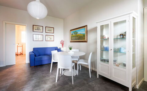 Accommodatie Corallo: Lunchroom, Woonkamer