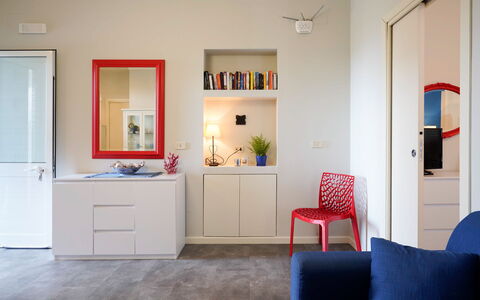 Accommodatie Corallo: Lunchroom, Woonkamer