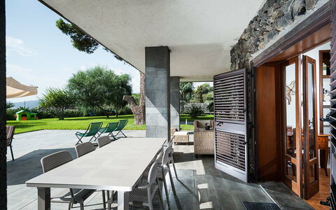 Accommodatie Lampara: Balkon / terras / patio, Buitenshuis