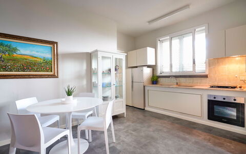 Accommodatie Corallo: Keuken, Lunchroom