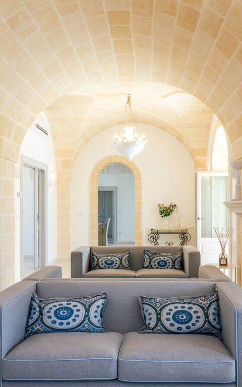 Villa Bellavista: Woonkamer