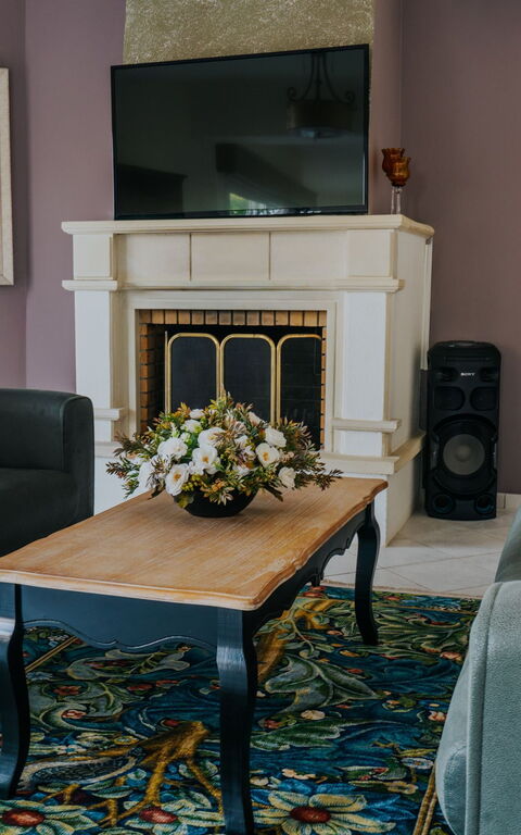 Villa Artemis: Woonkamer