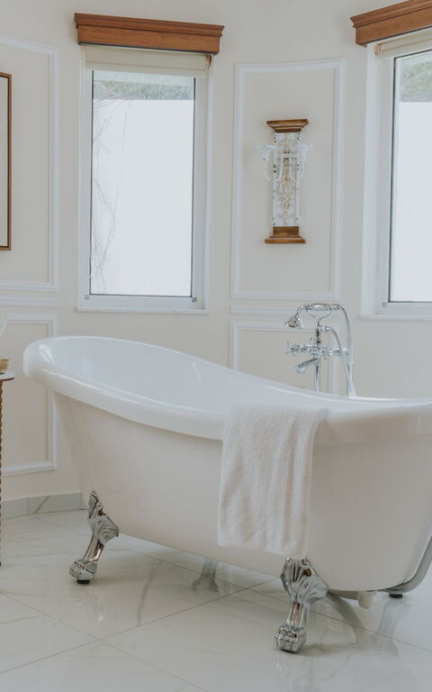 Villa Artemis: Badkamer