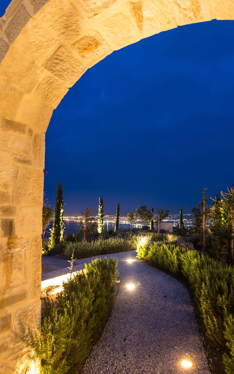 Villa Bella Mare: Balkon / terras / patio, Buitenshuis, Keer bekeken, Tuin