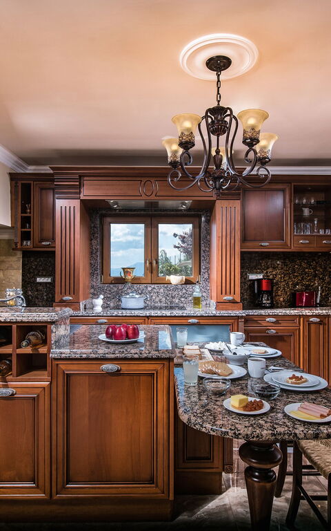 Villa Bella Mare: Keuken, Lunchroom