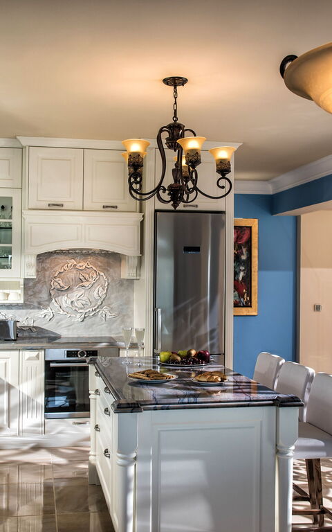 Villa Santor: Keuken, Lunchroom