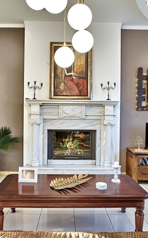 Villa Milon: Woonkamer