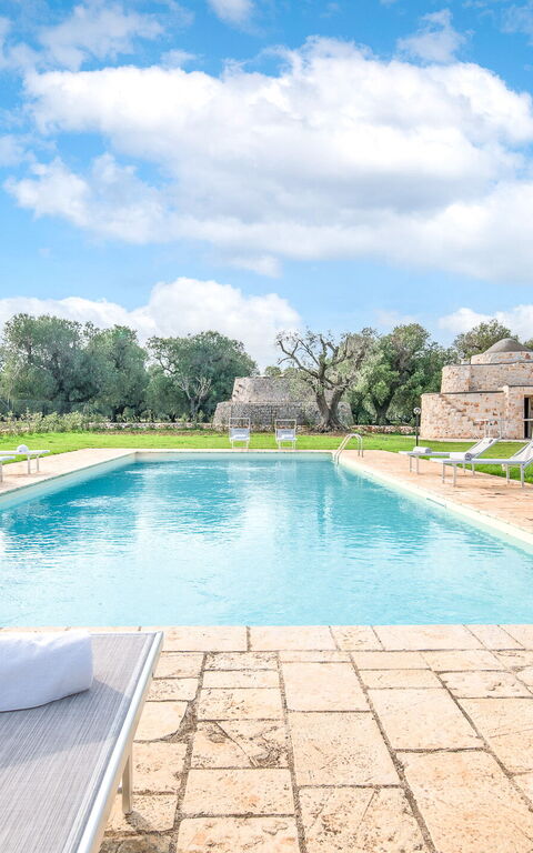 Villa Trullina: zwembad