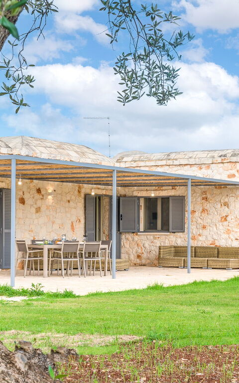 Villa Trullina: Buitenshuis, Tuin