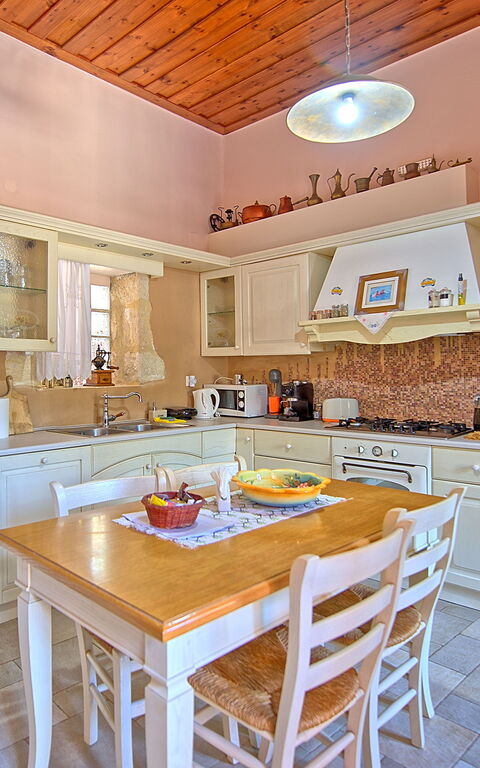 Villa Rodanthi: Keuken, Lunchroom