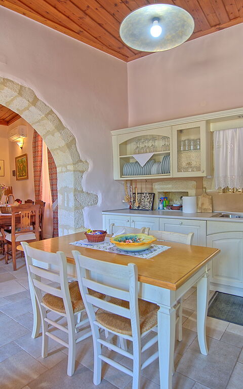 Villa Rodanthi: Keuken, Lunchroom