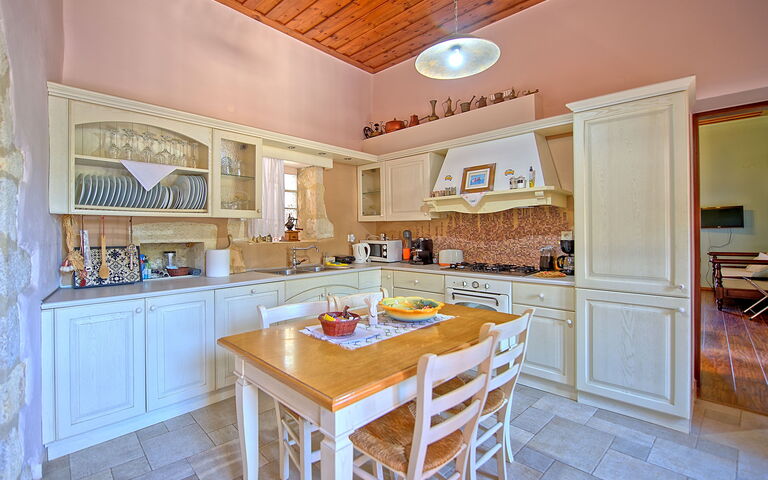 Villa Rodanthi: Keuken, Lunchroom