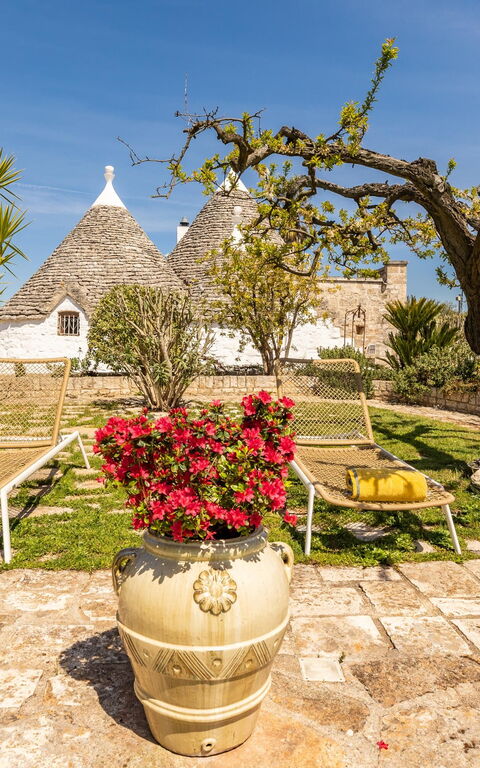 Trullo Patricia Pool: Buitenkanten, Tuin