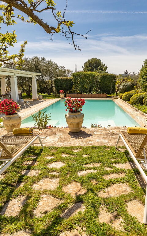 Trullo Patricia Pool: Balkon / terras / patio, Buitenshuis, Tuin, zwembad