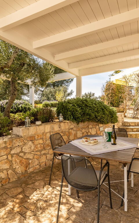 Tenuta Minnea: Balkon / terras / patio, Buitenshuis, Keer bekeken