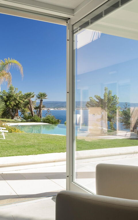 Villa Vera: Balkon / terras / patio, Buitenshuis, Keer bekeken, Tuin