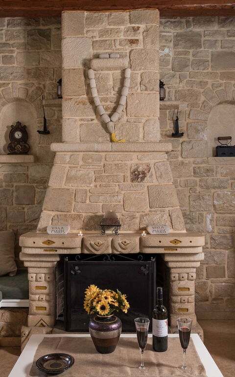 Villa Gianna: Woonkamer